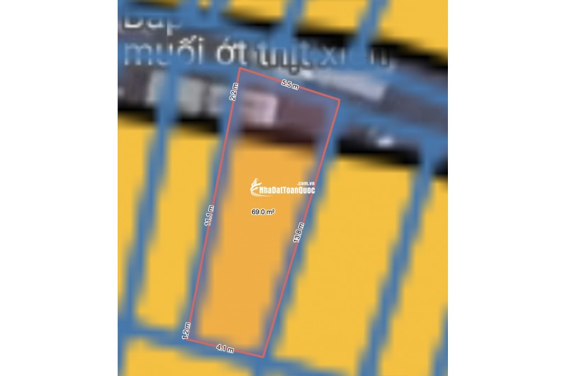 Bán Nhà Chính Chủ 69m² – Sát Ga Cát Linh, cách Phố Hào Nam 20m